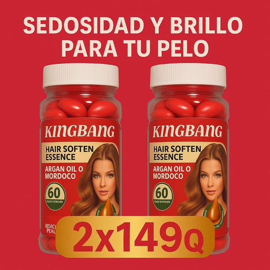 KINGBANG® Hair Soften Essence Cápsulas de Argan para el cabello