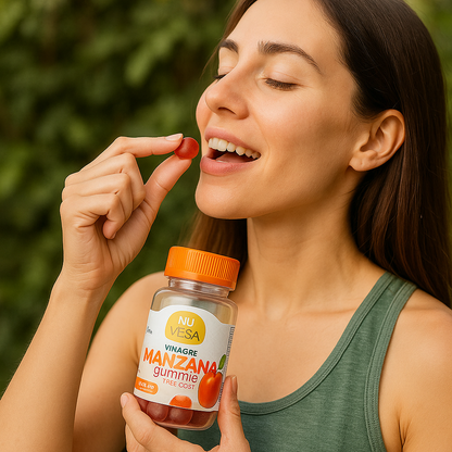 VINAGRE DE MANZANA - NU VESA 60 GOMITAS