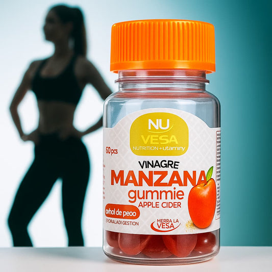 VINAGRE DE MANZANA - NU VESA 60 GOMITAS